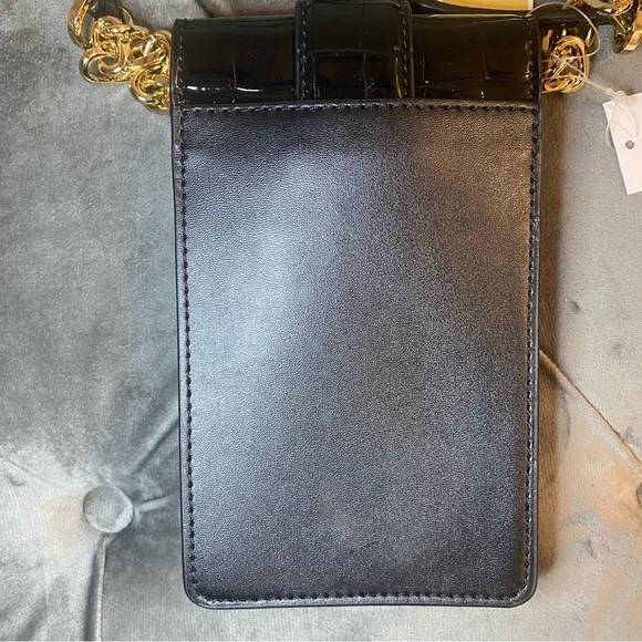 NWT Michael Kors Carmen Leopard Small NS Phone Crossbody Real Hair Calf - Picture 7 of 15